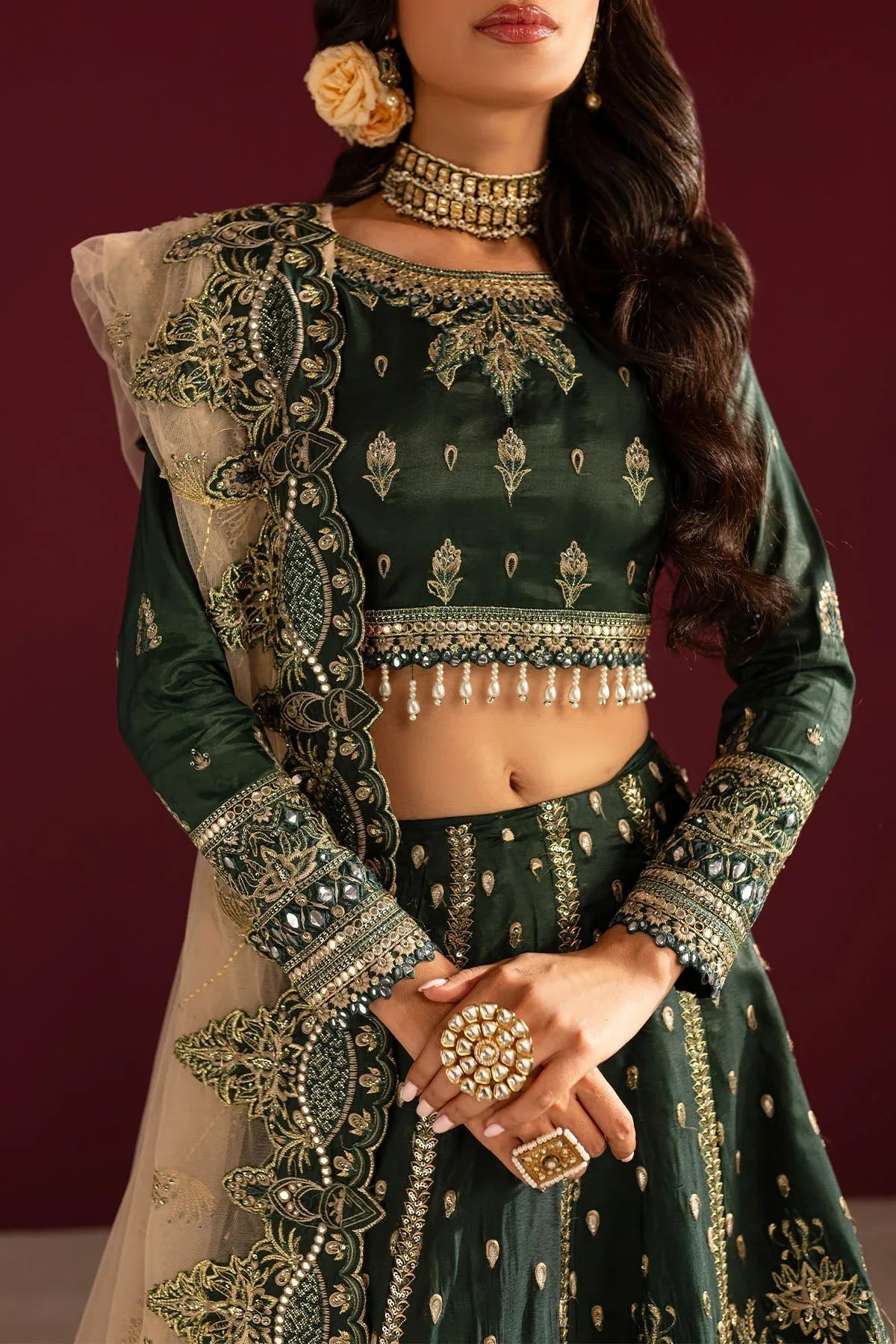 Nureh | Wedding Formals 24 | FP-135 - Aqsa Fabrics