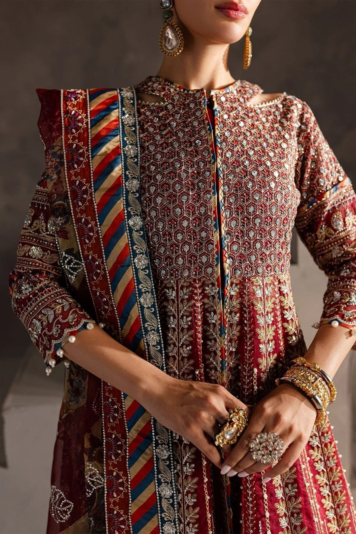 Nureh | Wedding Formals 24 | FP-132 - Aqsa Fabrics