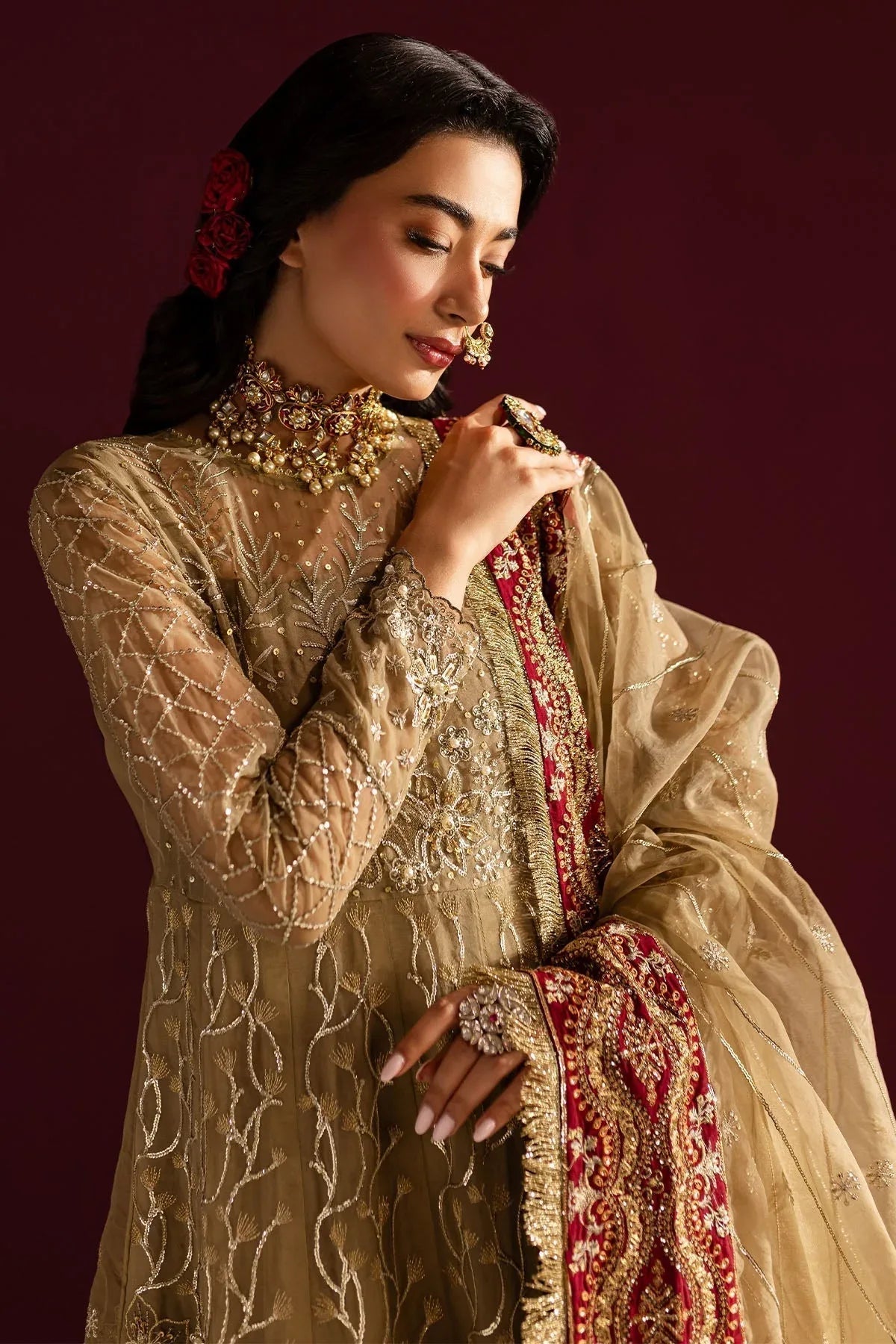 Nureh | Wedding Formals 24 | FP-130 - Aqsa Fabrics