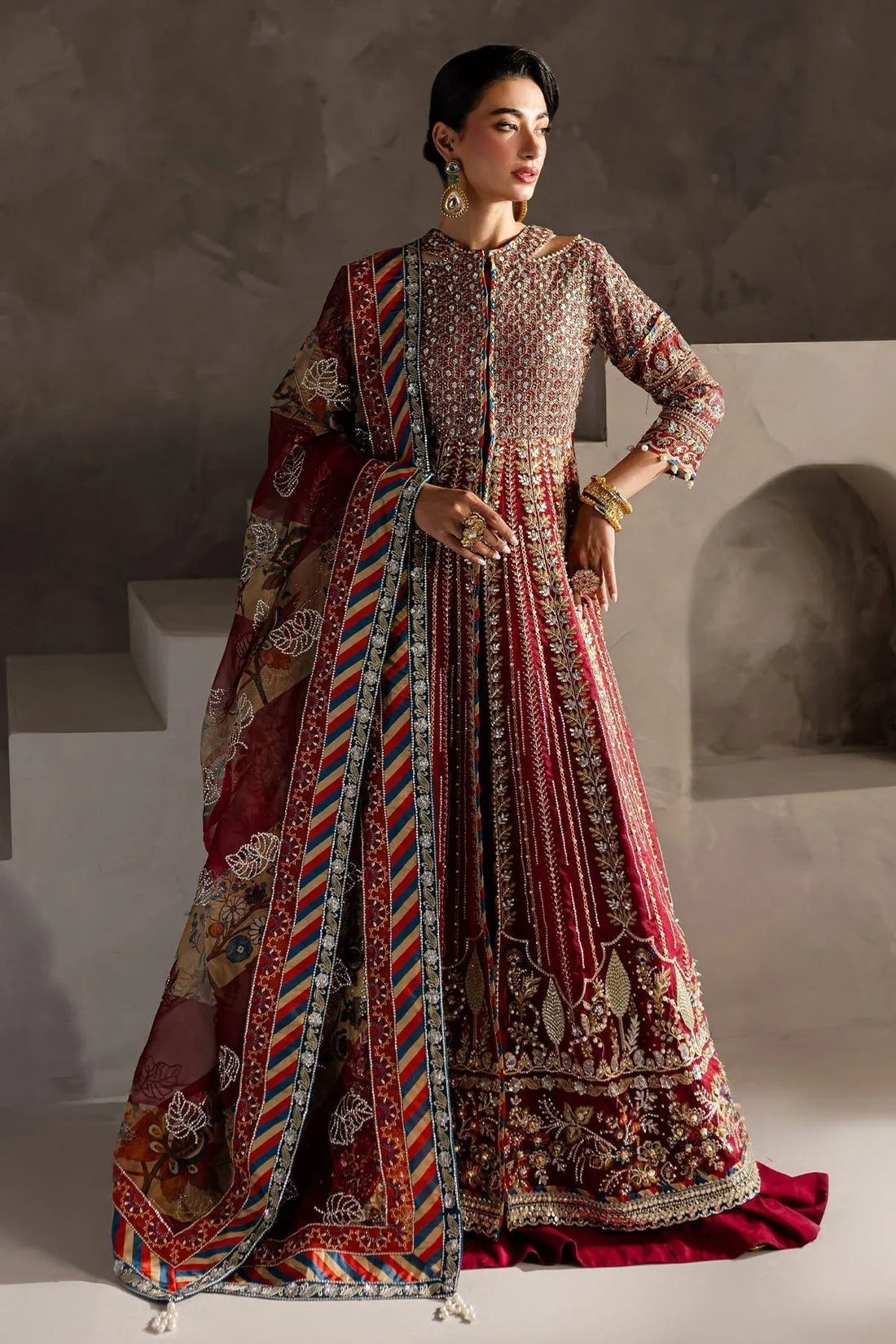 Nureh | Wedding Formals 24 | FP-132 - Aqsa Fabrics