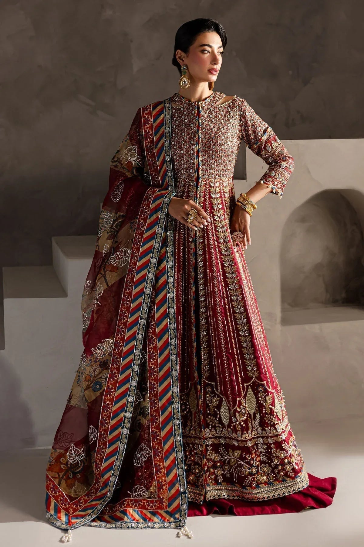 Nureh | Wedding Formals 24 | FP-132 - Aqsa Fabrics