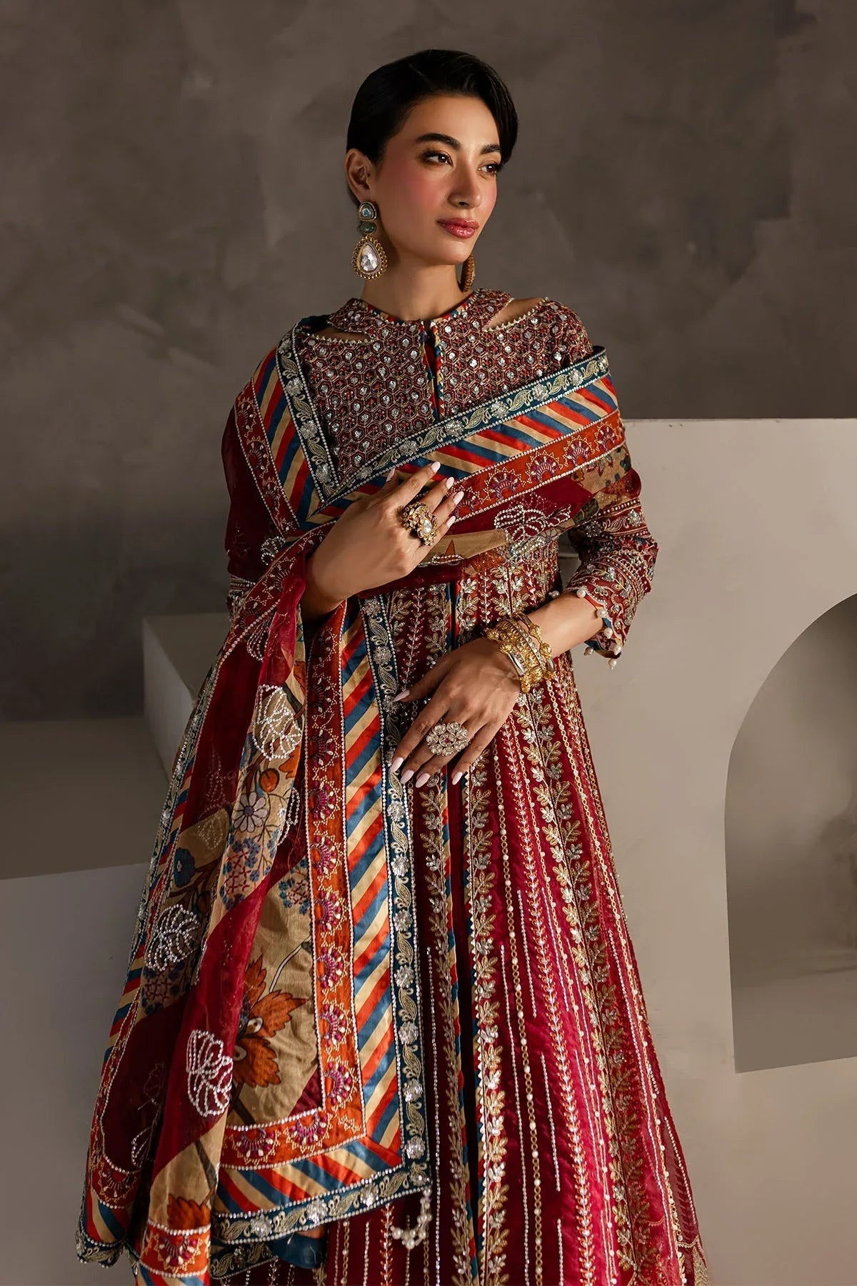Nureh | Wedding Formals 24 | FP-132 - Aqsa Fabrics