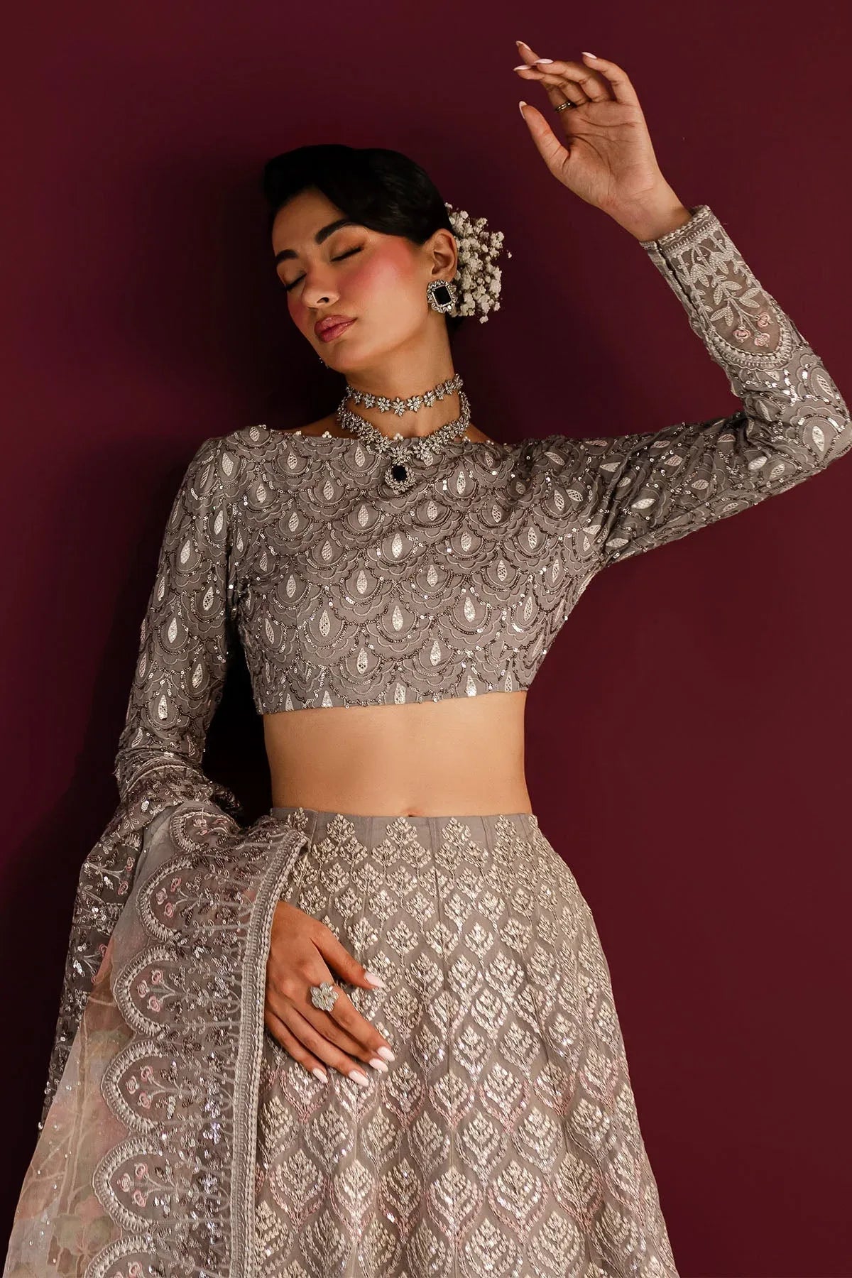 Nureh | Wedding Formals 24 | FP-128 - Aqsa Fabrics