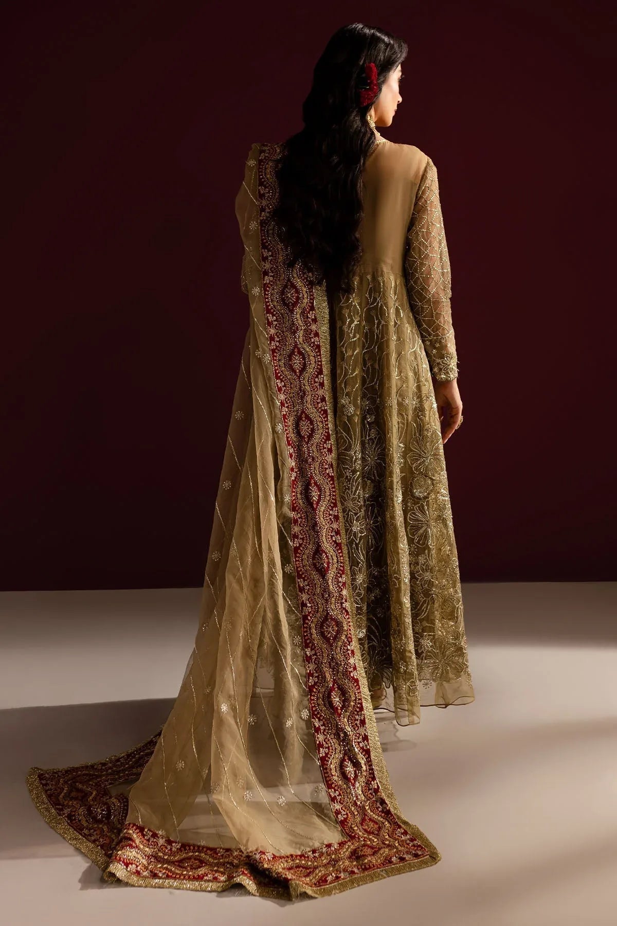 Nureh | Wedding Formals 24 | FP-130 - Aqsa Fabrics