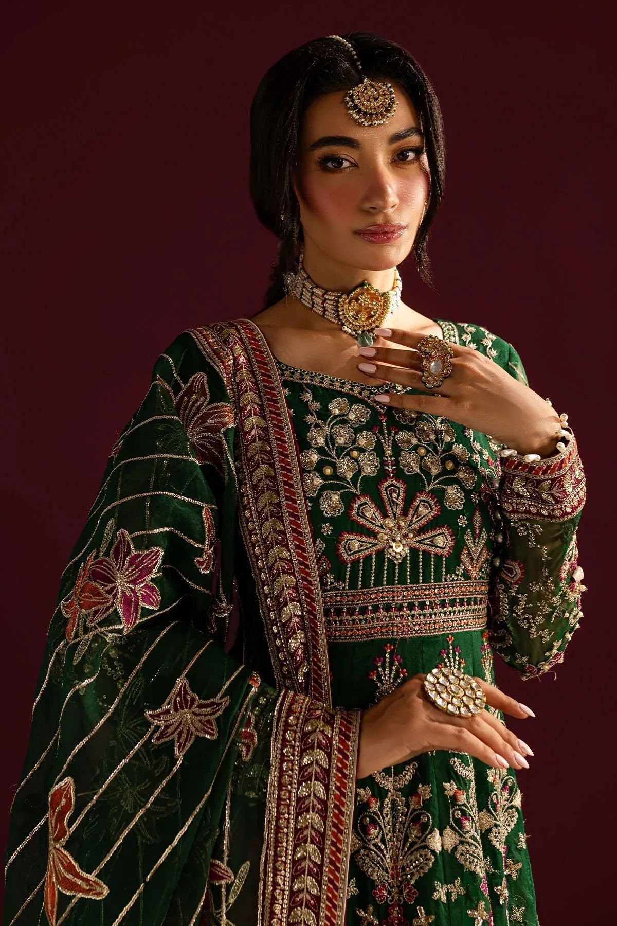 Nureh | Wedding Formals 24 | FP-133 - Aqsa Fabrics
