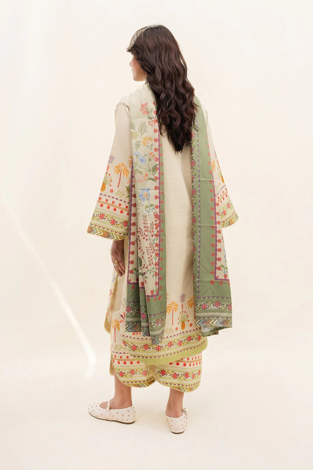 Maryum N Maria | Latte Layers Pret | MUTED MACCHIATO - MWS5828 - Aqsa Fabrics