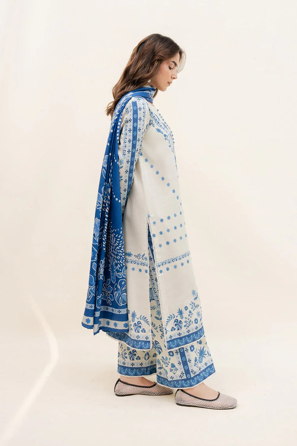 Maryum N Maria | Latte Layers Pret | COCOA CALM - MWS5827 - Aqsa Fabrics