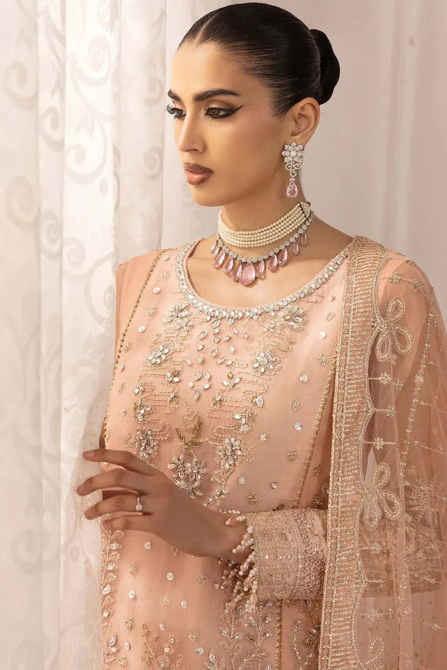 Adans Libas | Perfume Formals | PERFUME 7809 - Aqsa Fabrics