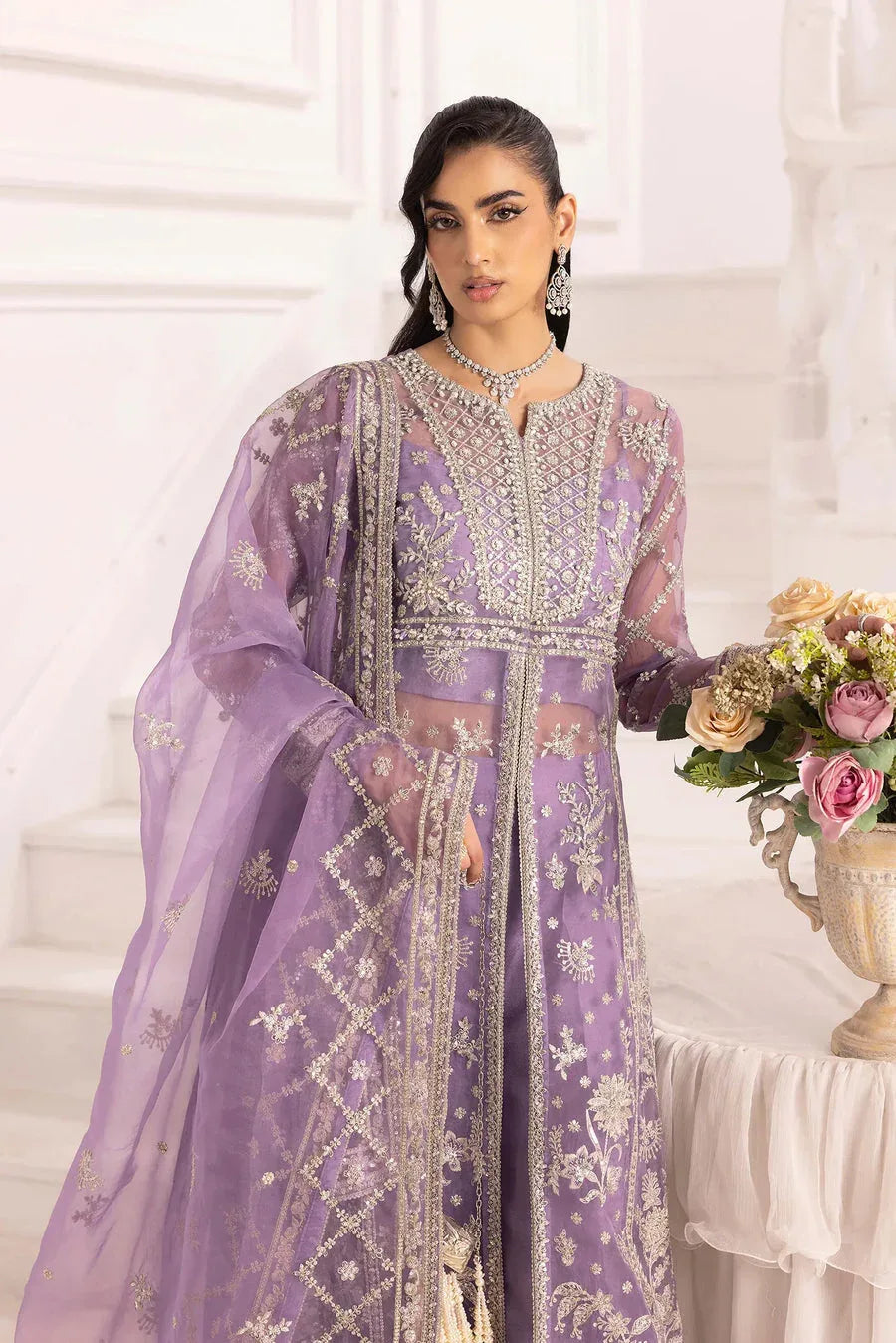 Adans Libas | Perfume Formals | PERFUME 7802 - Aqsa Fabrics