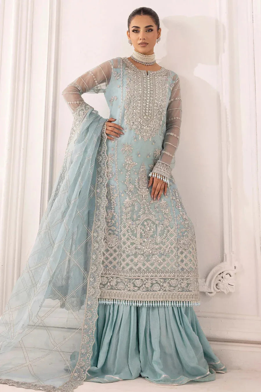 Adans Libas | Perfume Formals | PERFUME 7807 - Aqsa Fabrics