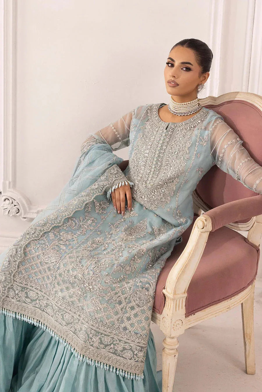 Adans Libas | Perfume Formals | PERFUME 7807 - Aqsa Fabrics