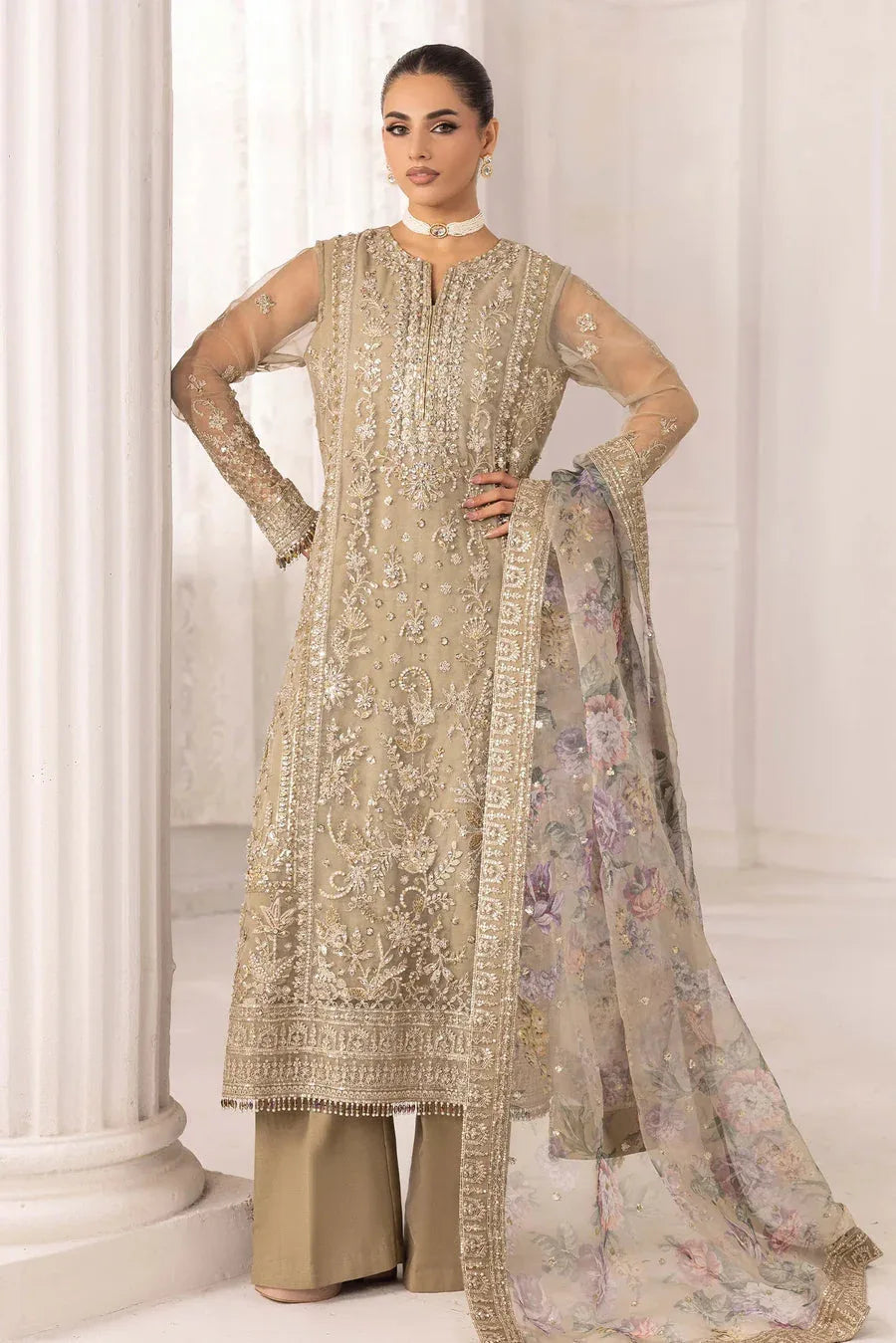 Adans Libas | Perfume Formals | PERFUME 7808 - Aqsa Fabrics