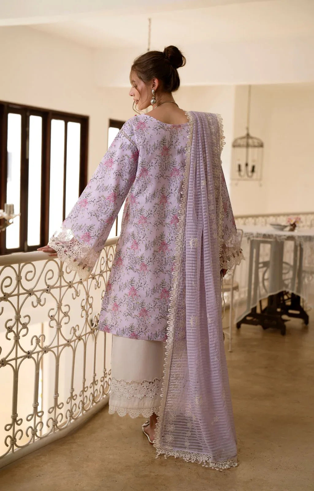AJR Couture | Printakari Lawn 25 | Pearl - Aqsa Fabrics