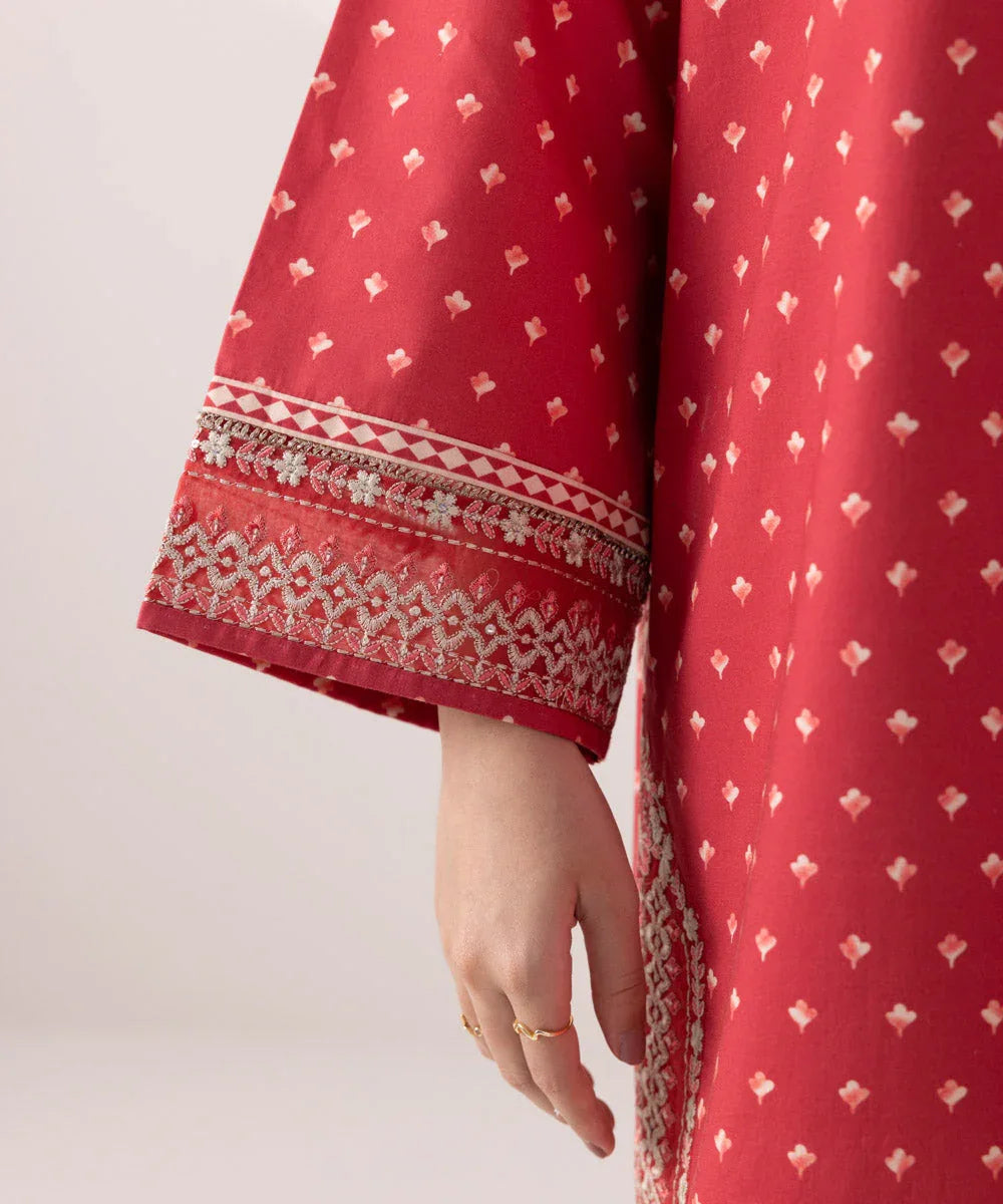Sapphire | Intermix 2024 | Cambric Suit S-36 - Aqsa Fabrics