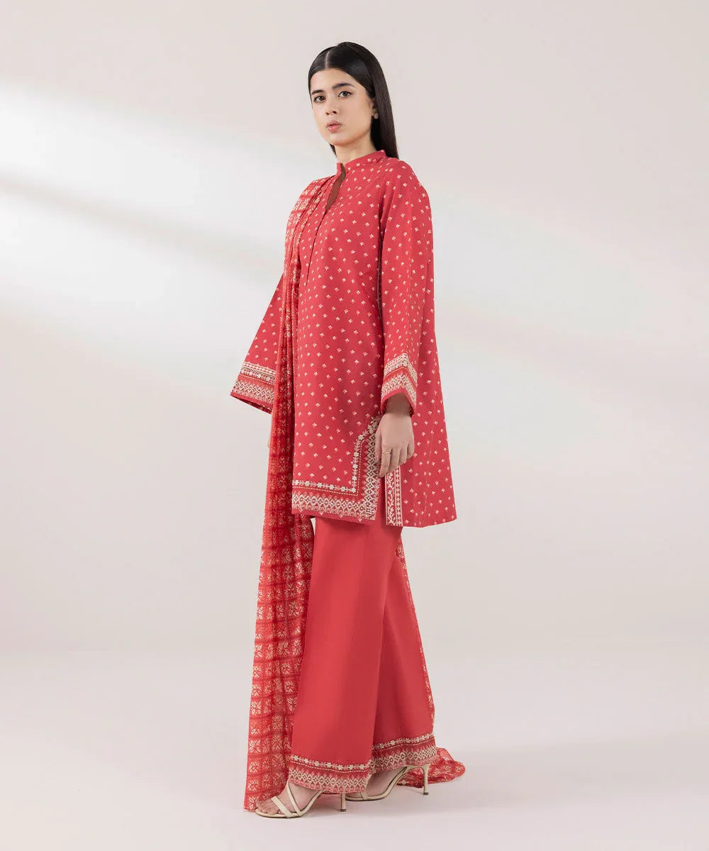 Sapphire | Intermix 2024 | Cambric Suit S-36 - Aqsa Fabrics