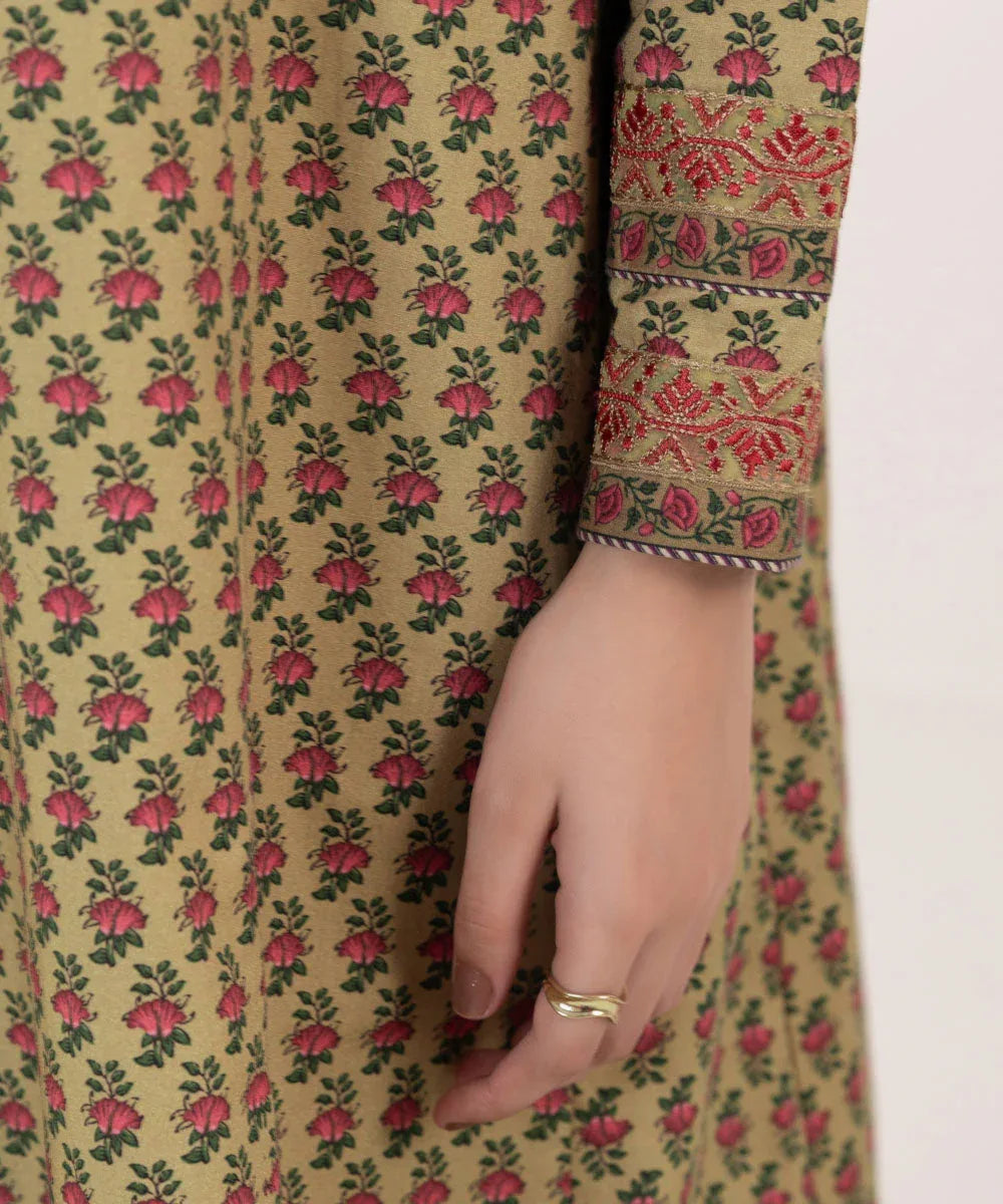 Sapphire | Intermix 2024 | Cambric Suit S-05 - Aqsa Fabrics