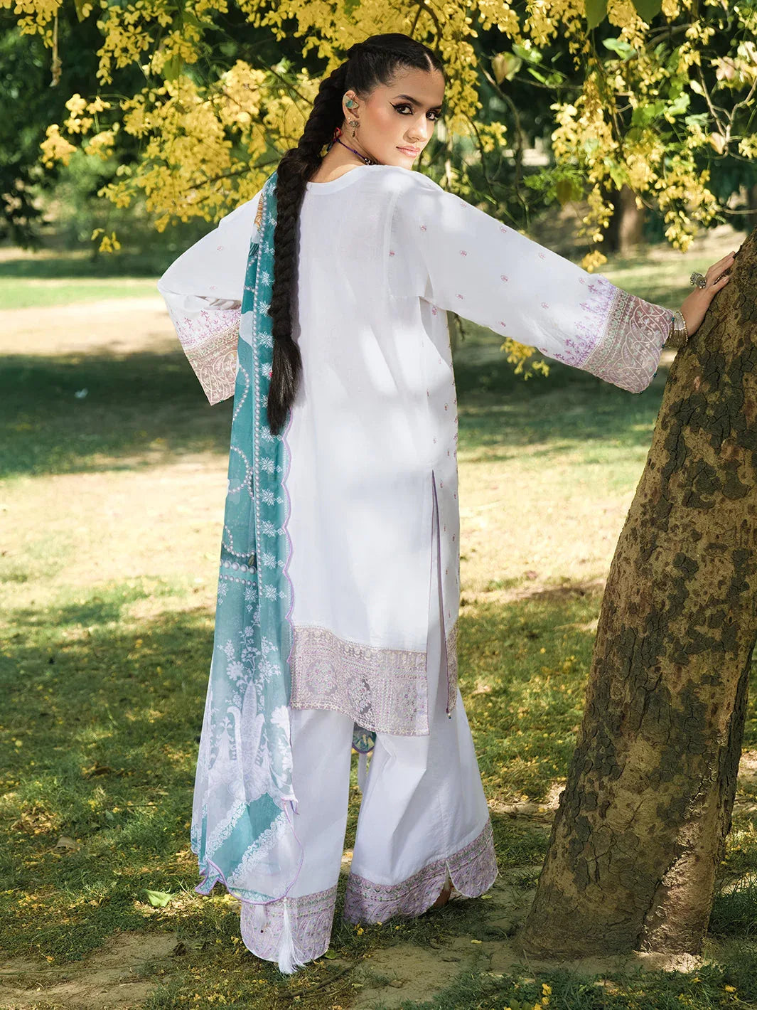 Hemstitch | The Garden Lawn | Pearl Petal - Aqsa Fabrics