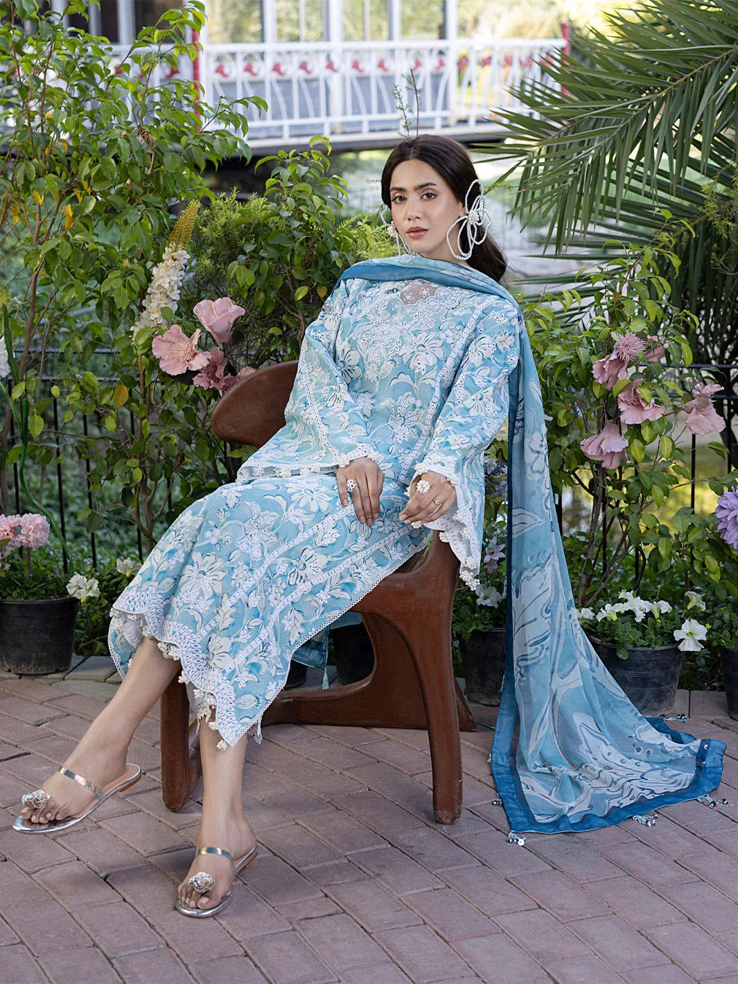 Izel | Oh Spring Lawn 25 | PEARL - Aqsa Fabrics