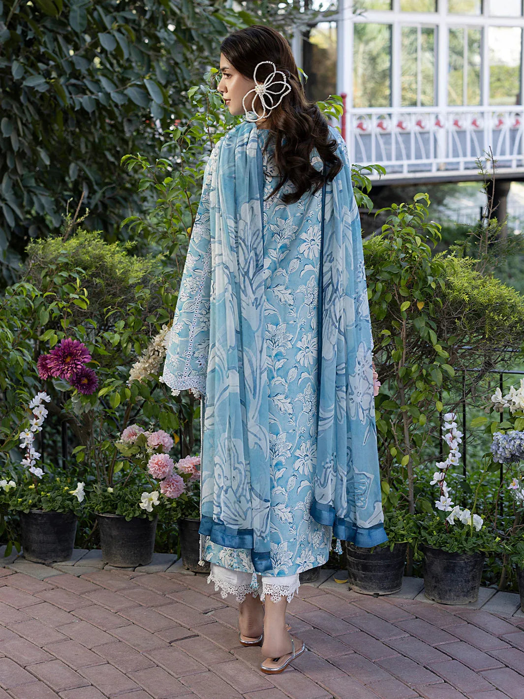 Izel | Oh Spring Lawn 25 | PEARL - Aqsa Fabrics