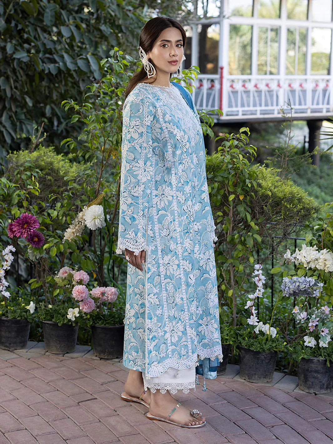Izel | Oh Spring Lawn 25 | PEARL - Aqsa Fabrics