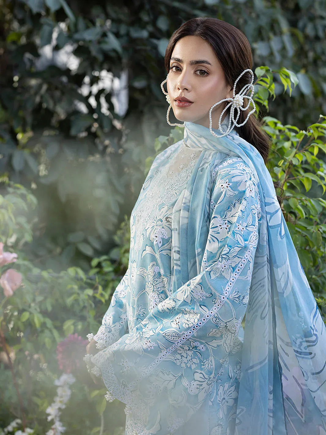 Izel | Oh Spring Lawn 25 | PEARL - Aqsa Fabrics