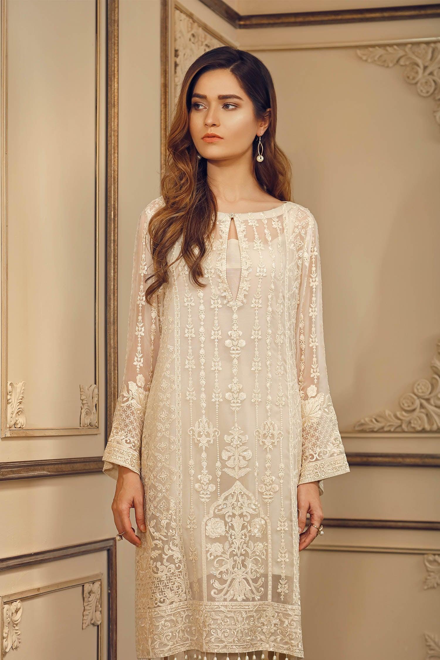 EMBROIDERED CHIFFON CH03-09 STITCHED