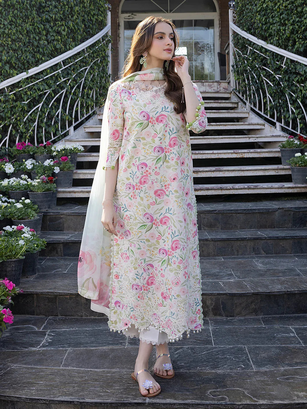 Izel | Oh Spring Lawn 25 | PETAL - Aqsa Fabrics