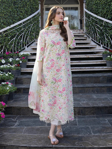 Izel | Oh Spring Lawn 25 | PETAL - Aqsa Fabrics