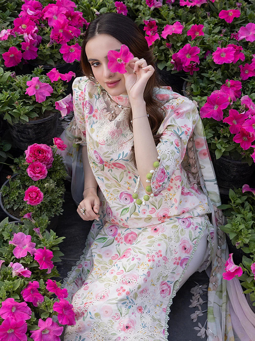 Izel | Oh Spring Lawn 25 | PETAL - Aqsa Fabrics