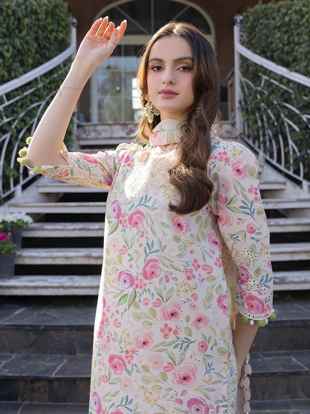 Izel | Oh Spring Lawn 25 | PETAL - Aqsa Fabrics
