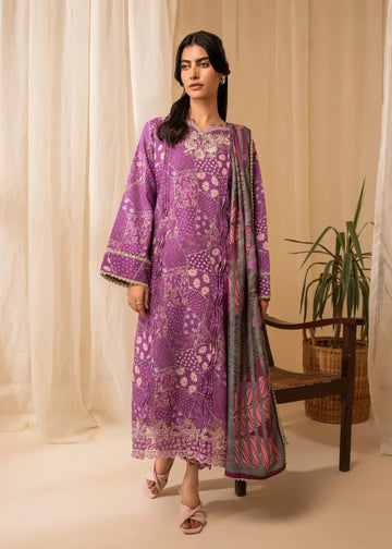 Aabyaan | Izabel Prints Linen Edit 24 | SABRINA (AZ-02) - Aqsa Fabrics
