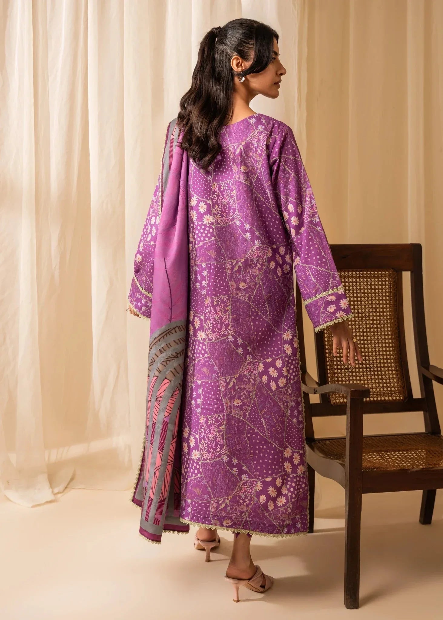 Nureh | Shades of Winter | SABRINA (AZ-02) - Aqsa Fabrics