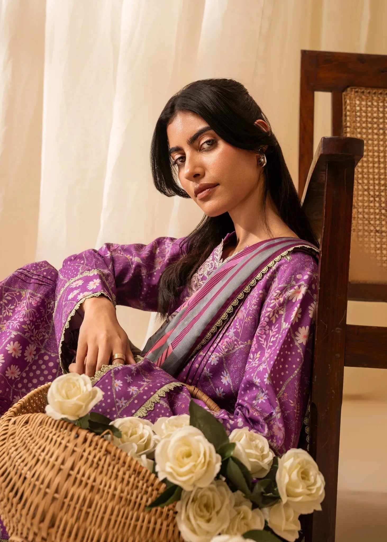 Nureh | Shades of Winter | SABRINA (AZ-02) - Aqsa Fabrics