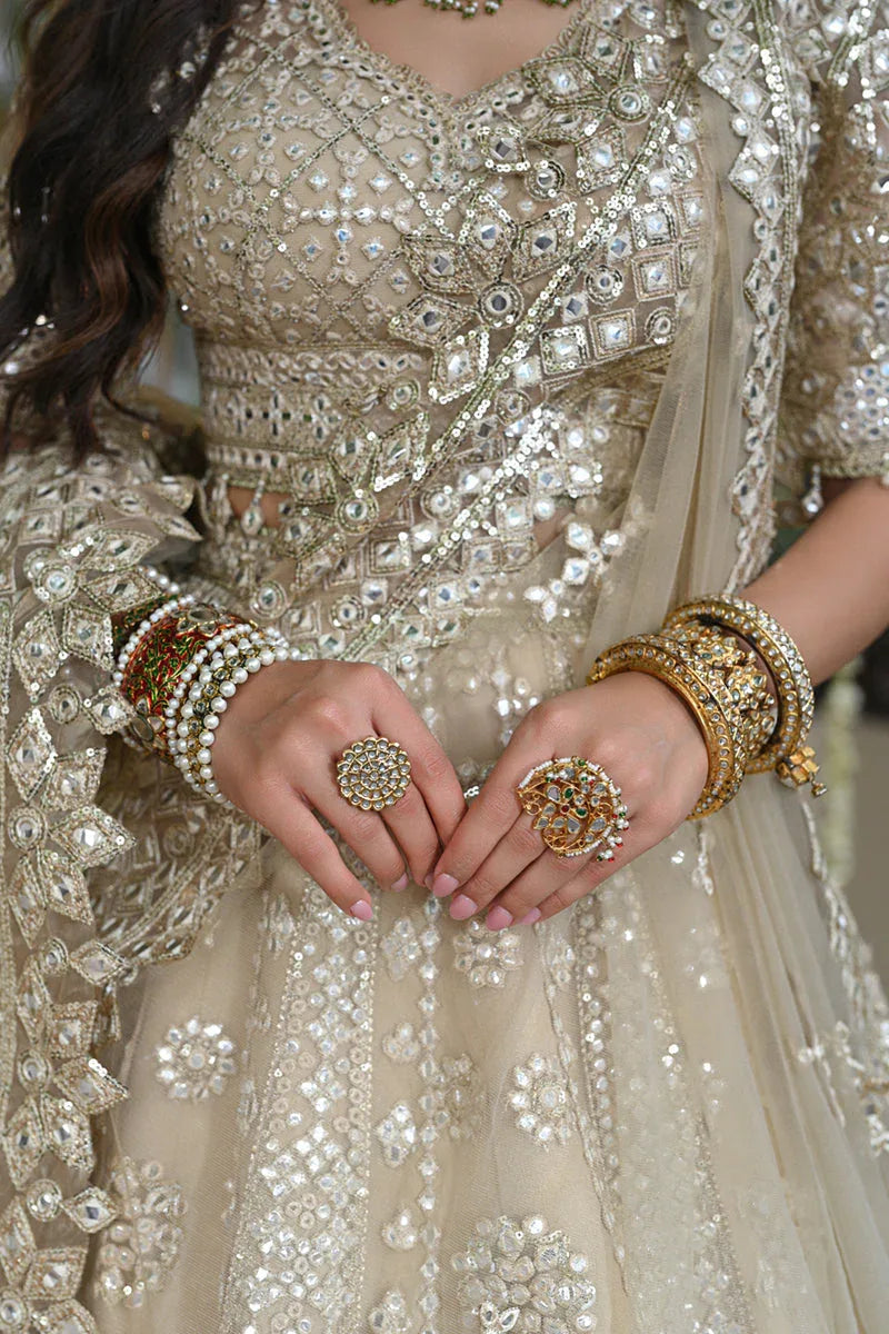 Qalamkar | Singhar Wedding Collection | RF-06 ROOP - Aqsa Fabrics