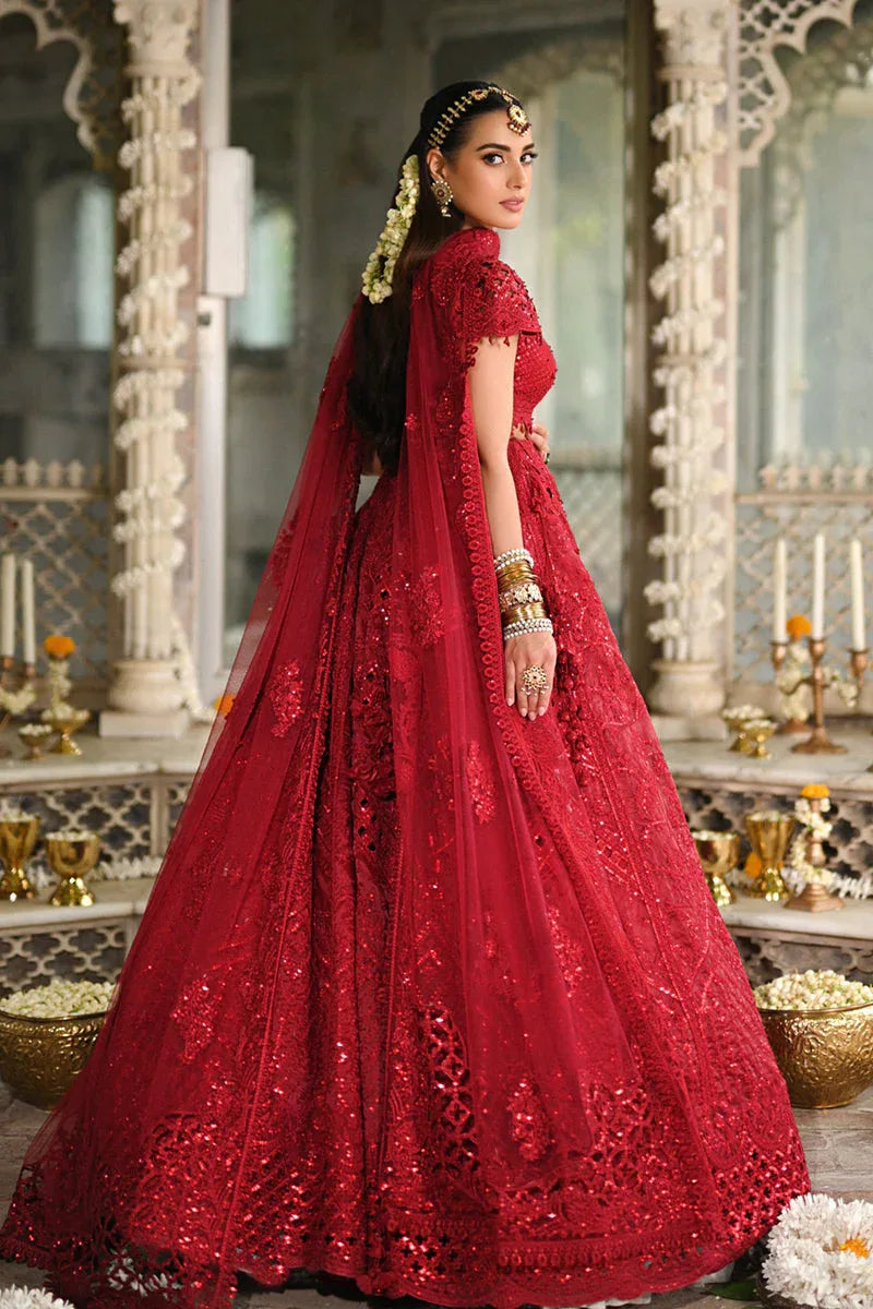 Qalamkar | Singhar Wedding Collection | RF-01 MUSKAAN - Aqsa Fabrics