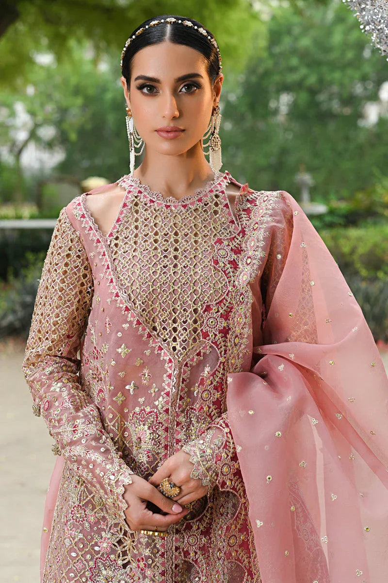 Qalamkar | Singhar Wedding Collection | RF-02 SALEHA - Aqsa Fabrics