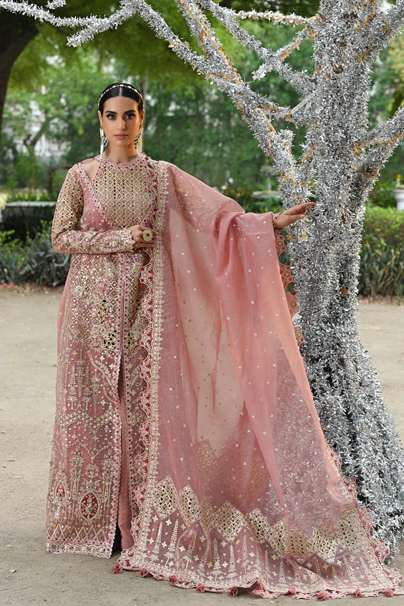 Qalamkar | Singhar Wedding Collection | RF-02 SALEHA - Aqsa Fabrics
