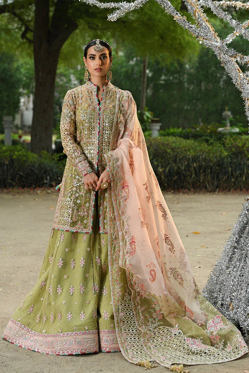 Qalamkar | Singhar Wedding Collection | RF-07 HALENA - Aqsa Fabrics