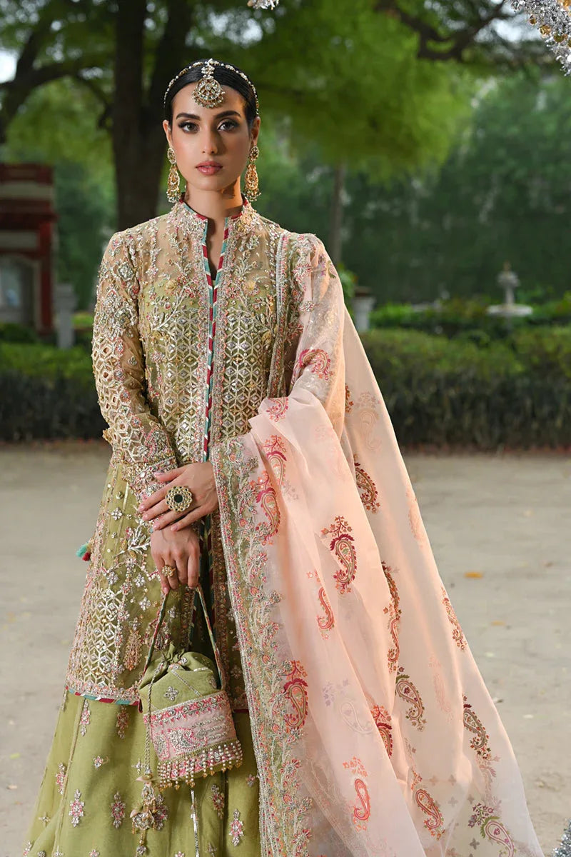 Qalamkar | Singhar Wedding Collection | RF-07 HALENA - Aqsa Fabrics