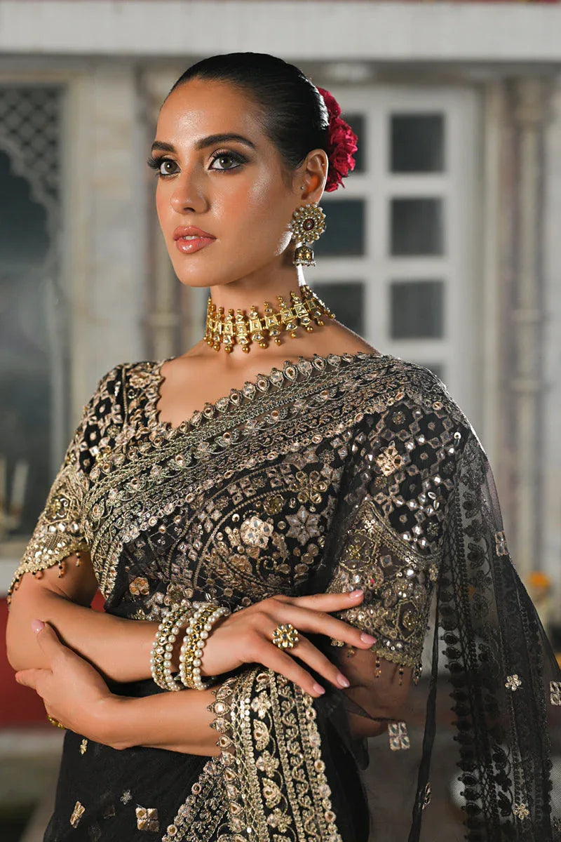 Qalamkar | Singhar Wedding Collection | RF-08 MINHA - Aqsa Fabrics