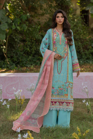 Qalamkar | Luxe Silk |   UA-06 SARA - Aqsa Fabrics