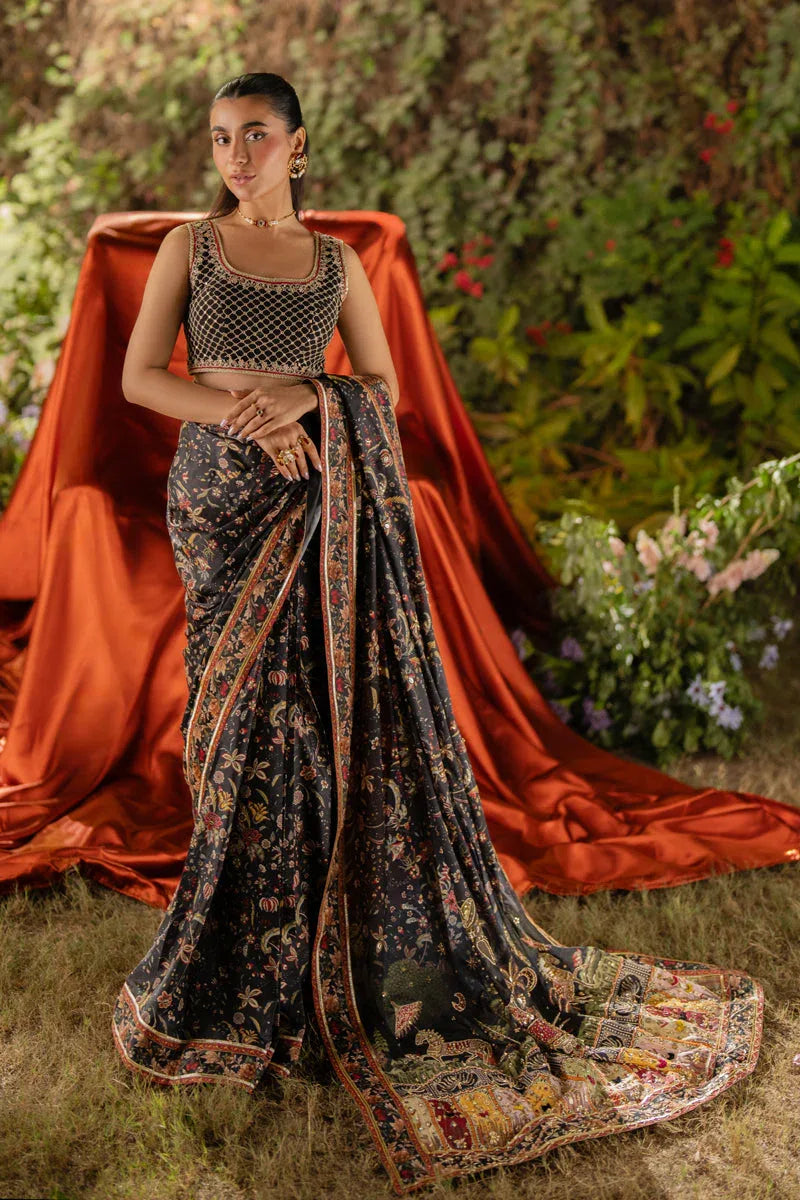 Qalamkar | Luxe Silk |   UA-04 AVA - Aqsa Fabrics