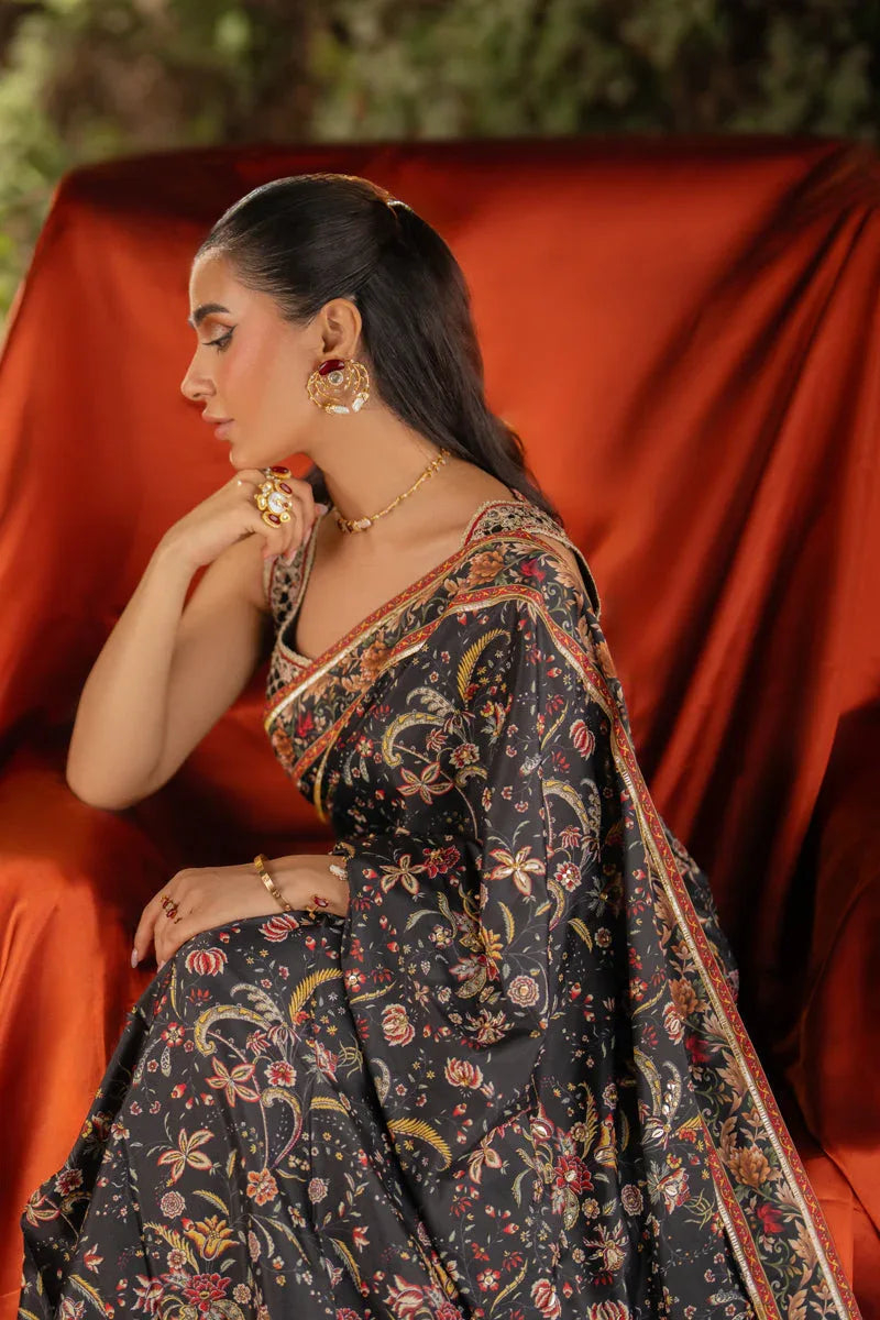 Qalamkar | Luxe Silk |   UA-04 AVA - Aqsa Fabrics