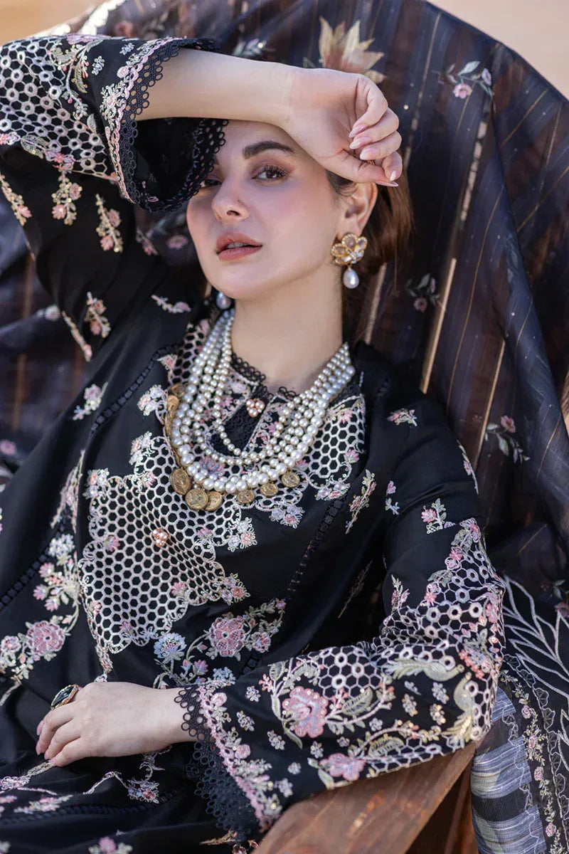 Qalamkar | Sahil Kinare Luxury Lawn | FP-14 RIMA - Aqsa Fabrics