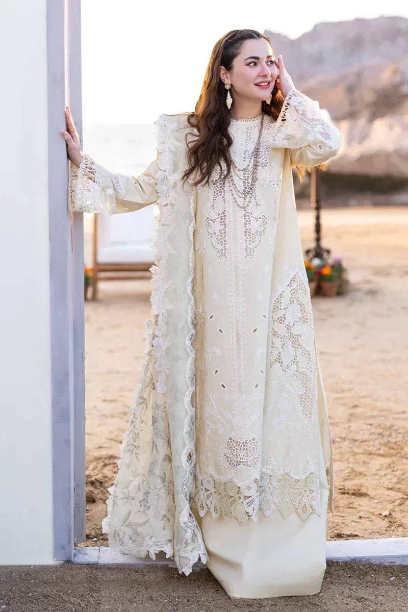 Qalamkar | Sahil Kinare Luxury Lawn | FP-01 JANA - Aqsa Fabrics