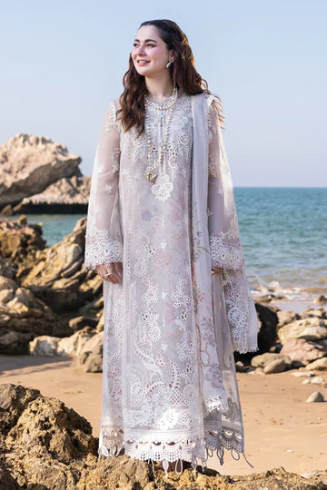 Qalamkar | Sahil Kinare Luxury Lawn | FP-11 EMIRA - Aqsa Fabrics