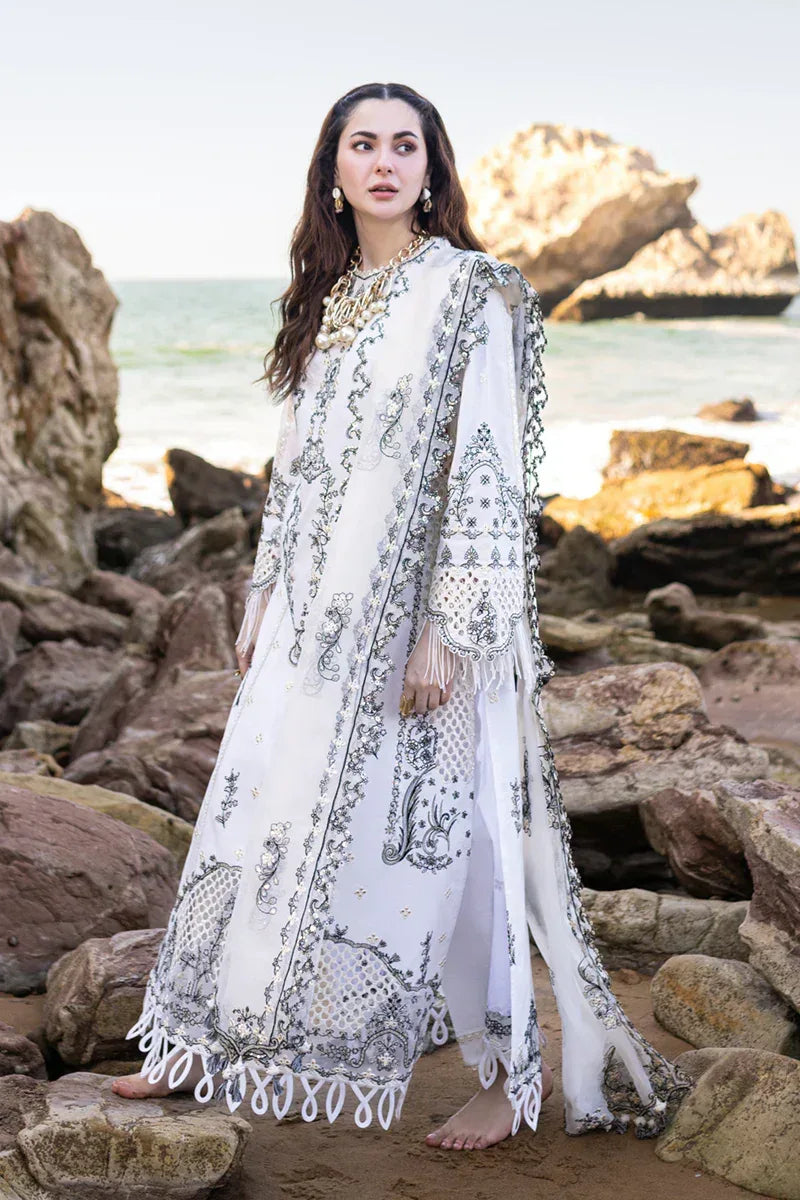 Qalamkar | Sahil Kinare Luxury Lawn | FP-02 FIZA - Aqsa Fabrics