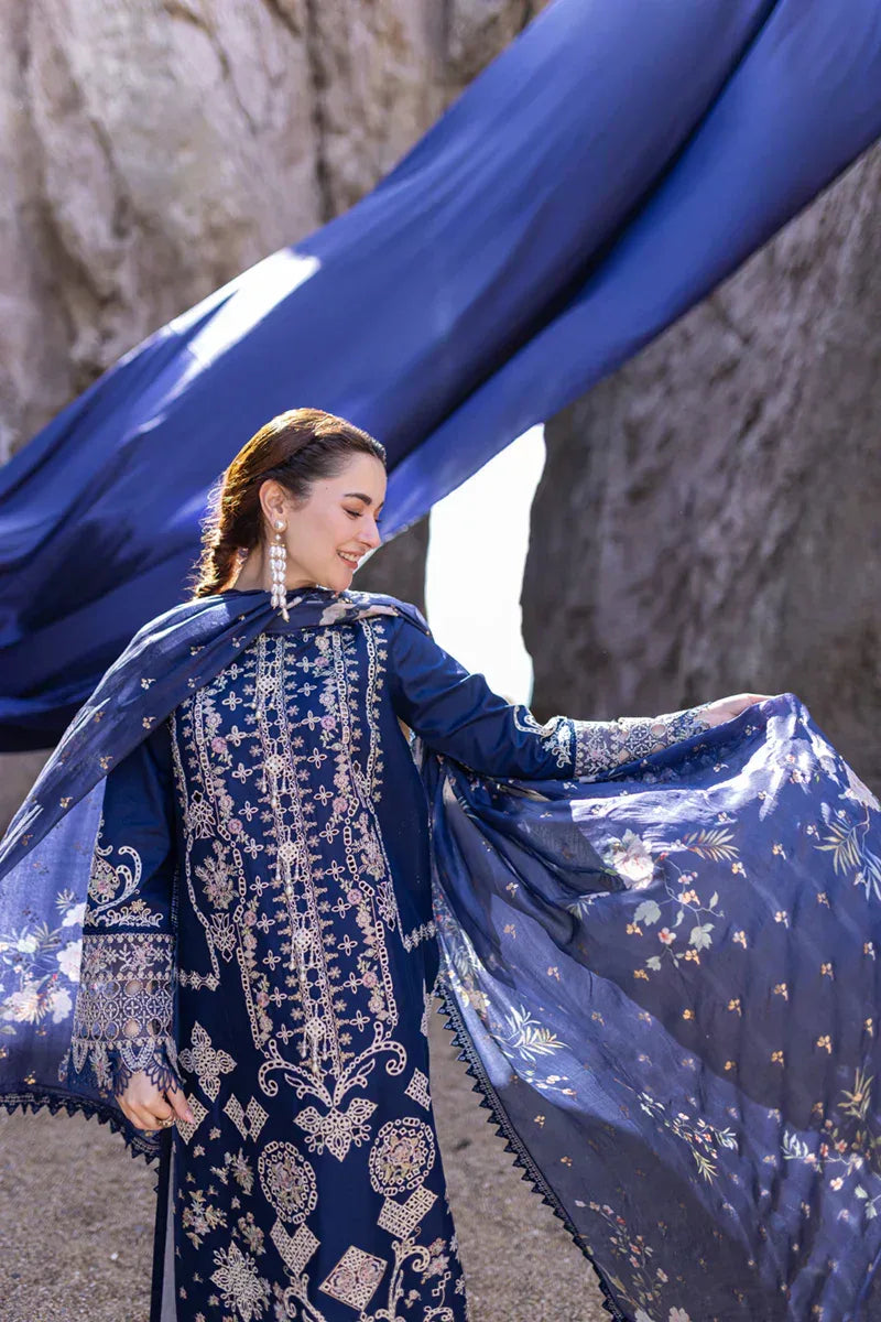 Qalamkar | Sahil Kinare Luxury Lawn | FP-06 MIRAY - Aqsa Fabrics