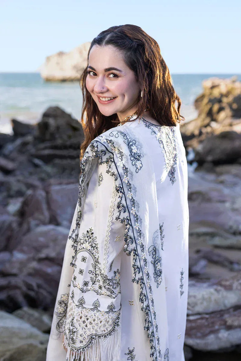 Qalamkar | Sahil Kinare Luxury Lawn | FP-02 FIZA - Aqsa Fabrics