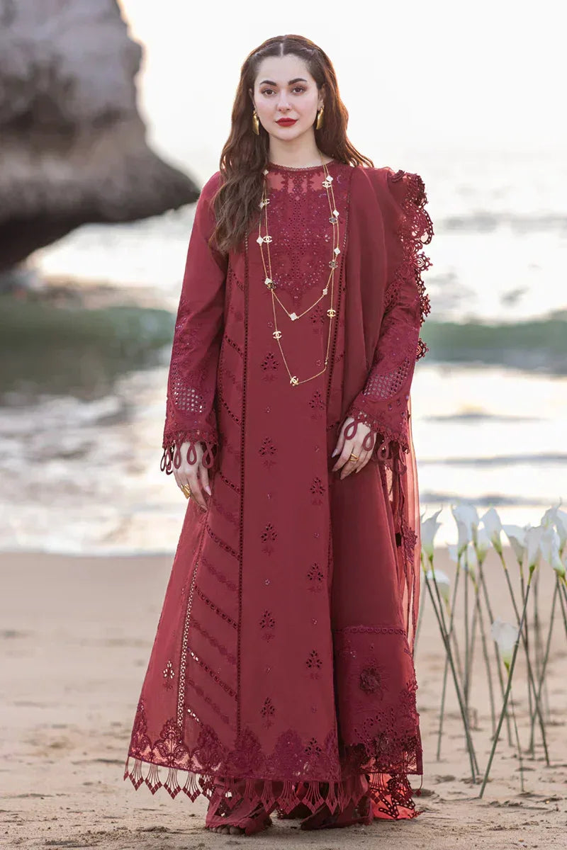 Qalamkar | Sahil Kinare Luxury Lawn | FP-07 AISHA - Aqsa Fabrics